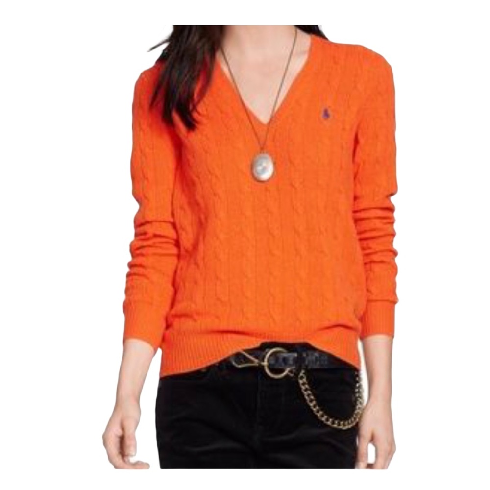 POLO•BY RALPH LAUREN•V-NECK•SWEATER